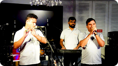 Sunadha Band stun the employees of R Square Entertainment | Corporate Party | Vision Impairment