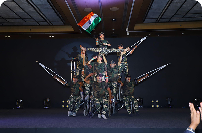 IEX spotlighted 10 wheelchair dancers from 'We Are One' at internal events.