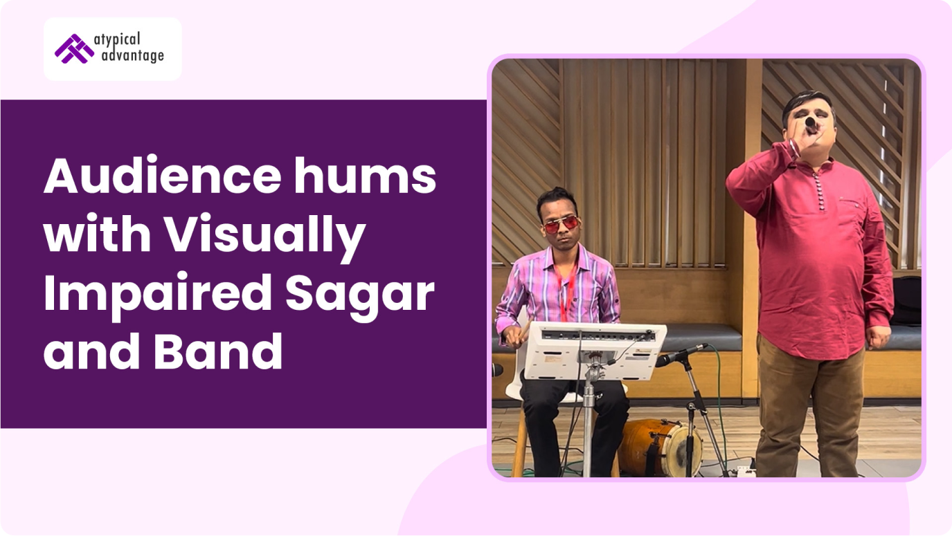 Audience hums with Visually Impaired Sagar and Band
