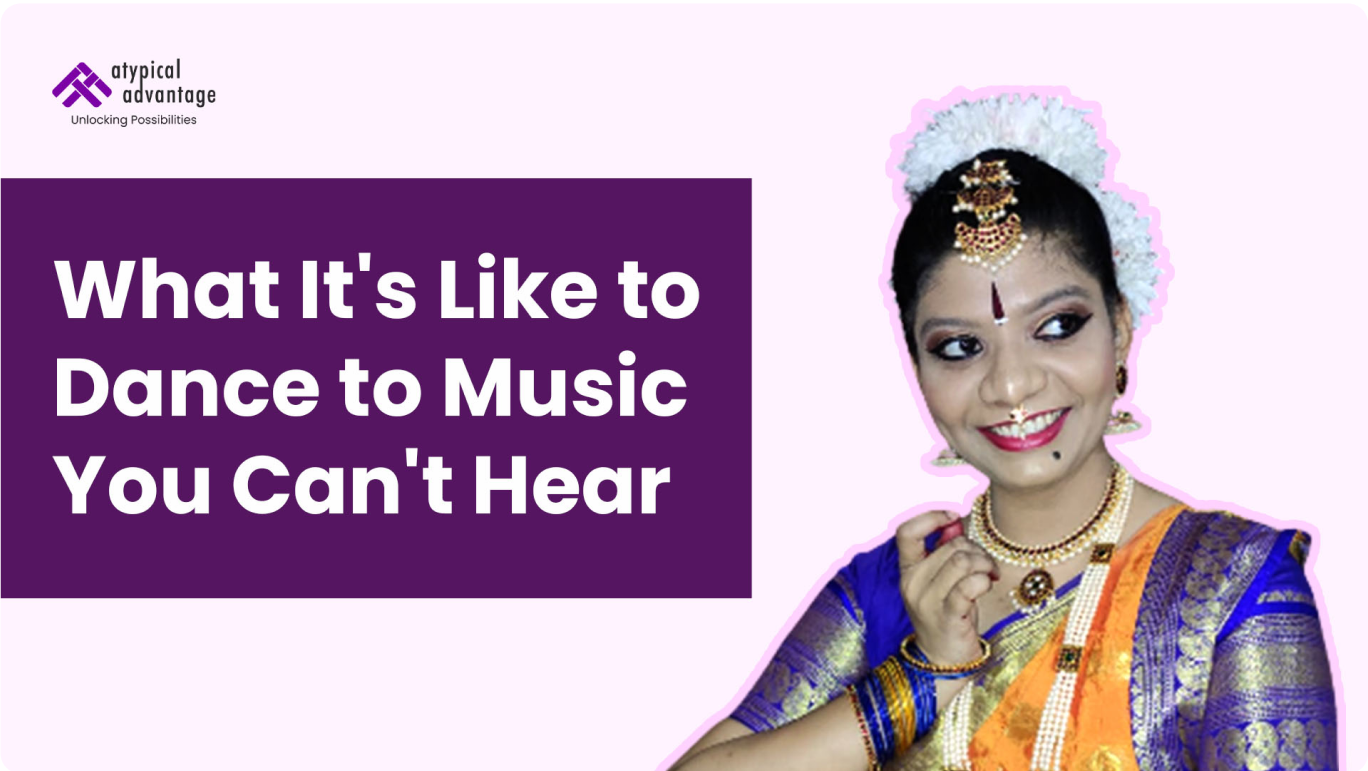  Watch Rashmi Patel, a hearing-impaired dancer who never misses a beat.