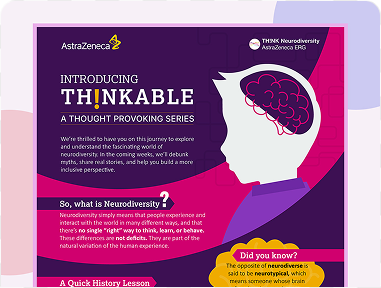 A year-series over 8 mailers on neurodiversity