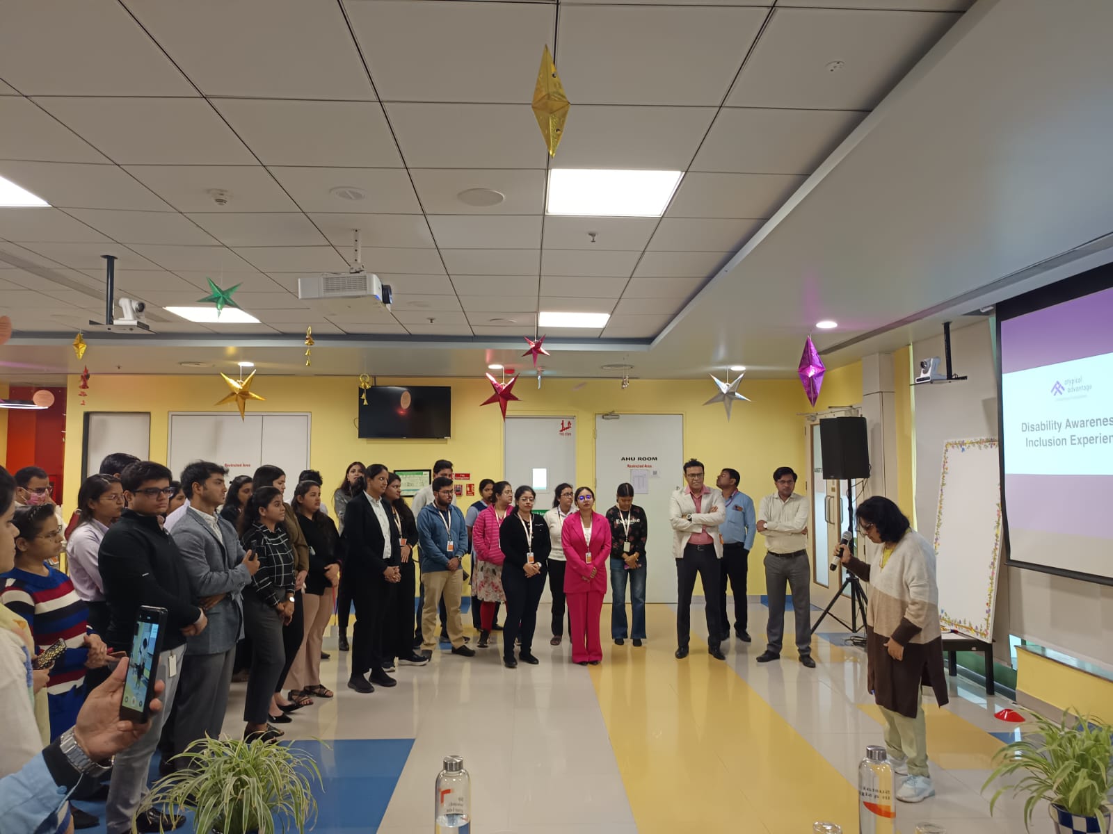 Shibani performing at PwC Kolkata